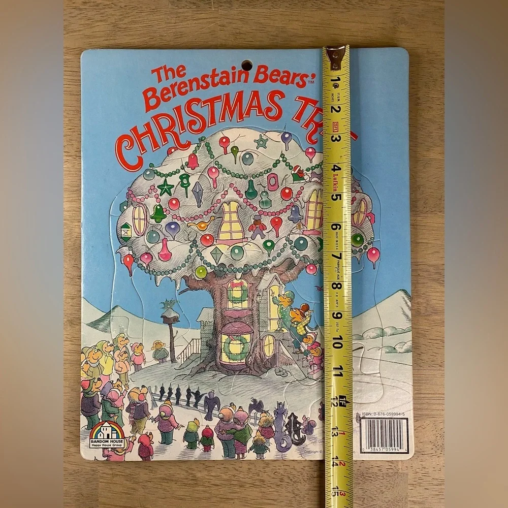 Vinyage Berenstain Bears‎ Christmas Tree puzzle 24 pieces 1980 Random House
